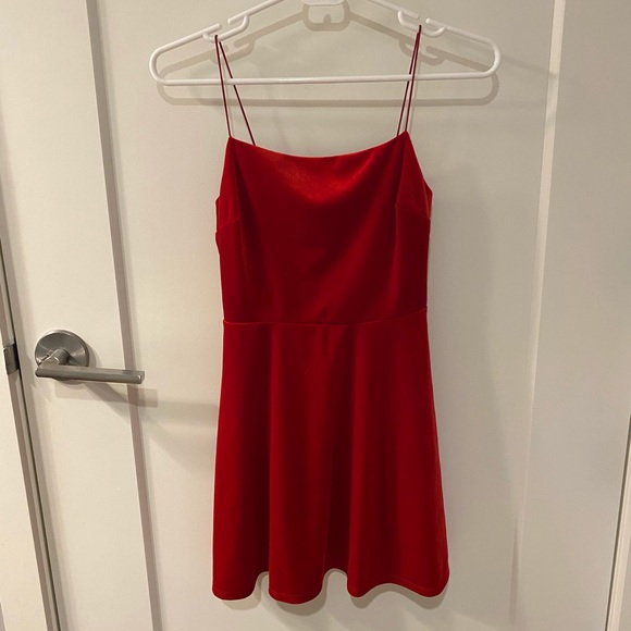 Urban Outfitters Velvet Mini Skater dress - Picture 2 of 4